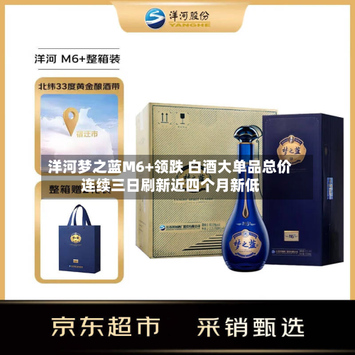 洋河梦之蓝M6+领跌 白酒大单品总价连续三日刷新近四个月新低