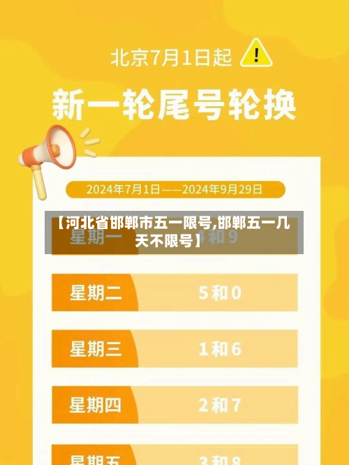 【河北省邯郸市五一限号,邯郸五一几天不限号】