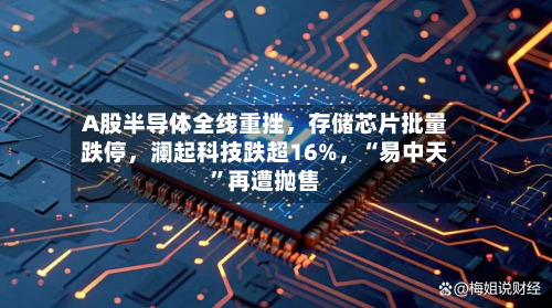 A股半导体全线重挫，存储芯片批量跌停，澜起科技跌超16%，“易中天”再遭抛售
