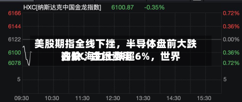 美股期指全线下挫，半导体盘前大跌，SK海力士跌超6%	，世界油价	、金银费用齐跌-第3张图片