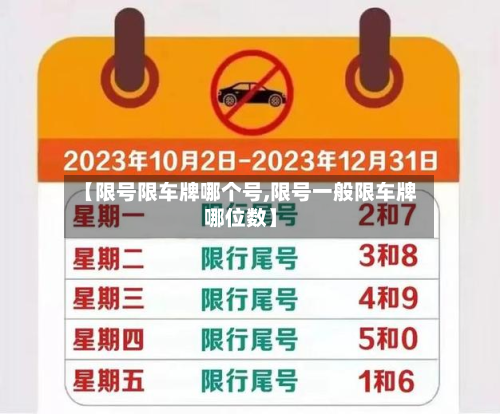 【限号限车牌哪个号,限号一般限车牌哪位数】