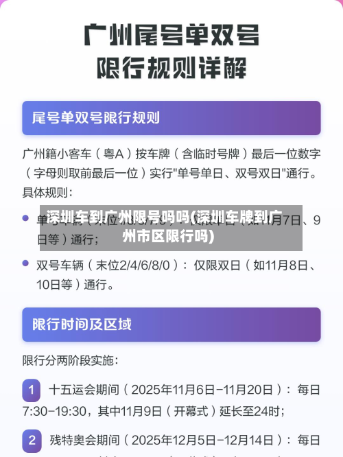 深圳车到广州限号吗吗(深圳车牌到广州市区限行吗)-第2张图片