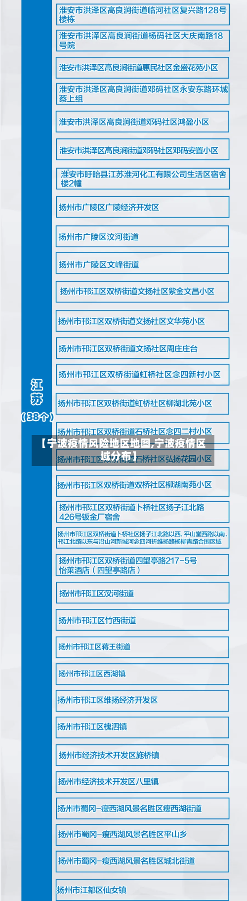 【宁波疫情风险地区地图,宁波疫情区域分布】-第3张图片