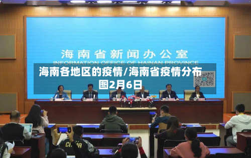 海南各地区的疫情/海南省疫情分布图2月6日