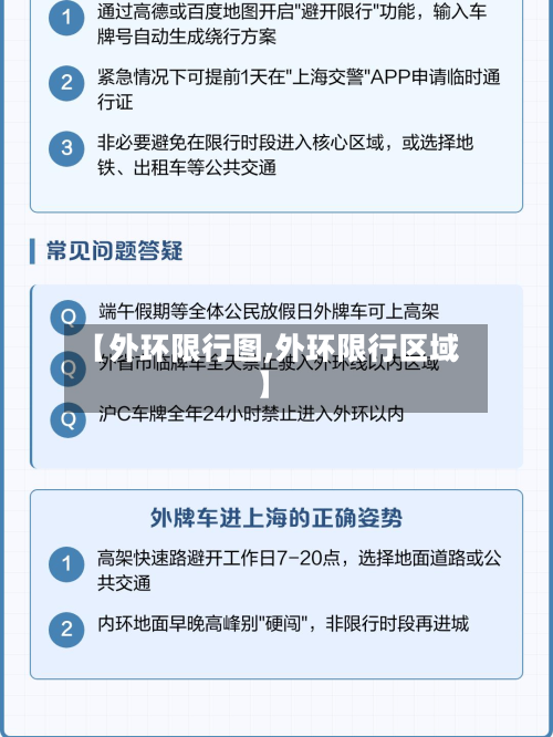 【外环限行图,外环限行区域】