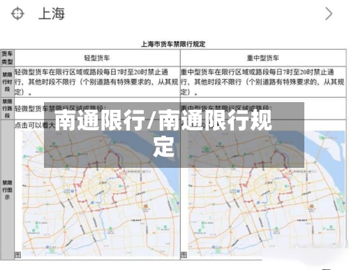 南通限行/南通限行规定-第3张图片