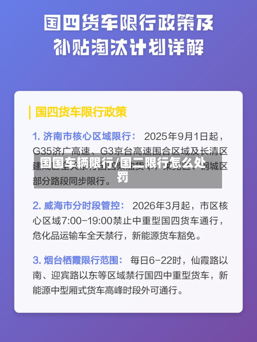 国国车辆限行/国二限行怎么处罚