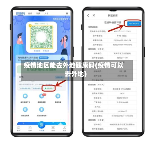 疫情地区能去外地健康码(疫情可以去外地)-第2张图片