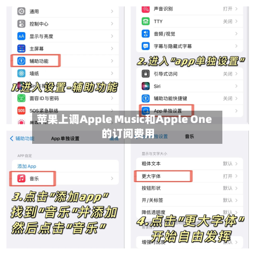 苹果上调Apple Music和Apple One的订阅费用