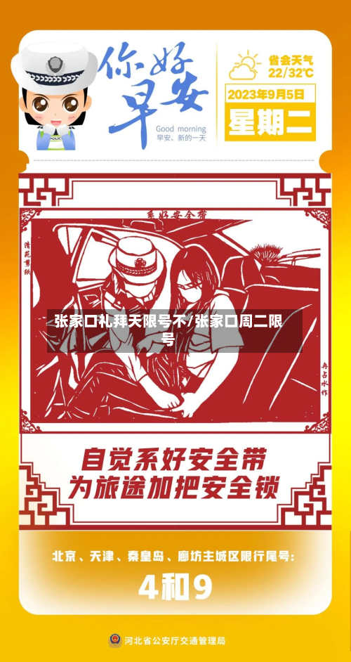 张家口礼拜天限号不/张家口周二限号