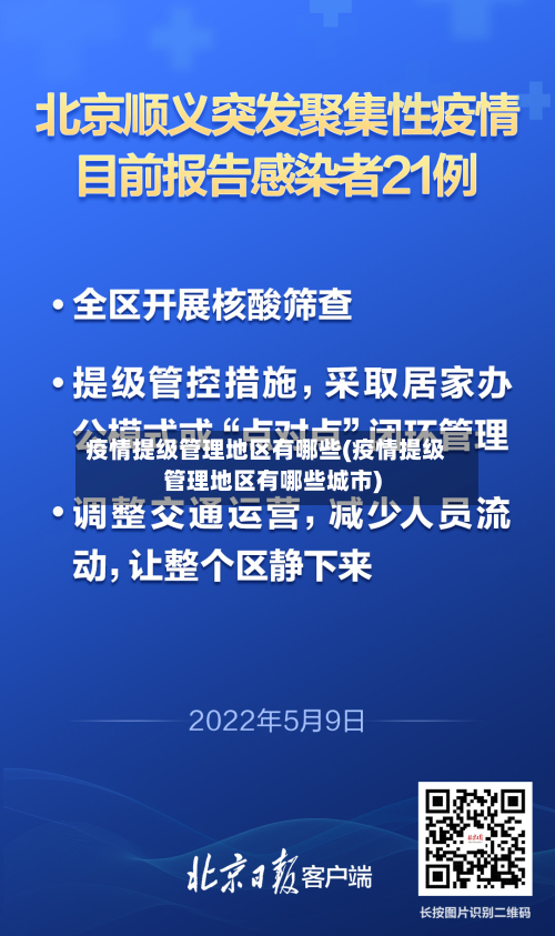 疫情提级管理地区有哪些(疫情提级管理地区有哪些城市)