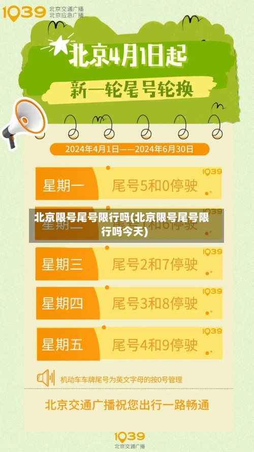 北京限号尾号限行吗(北京限号尾号限行吗今天)