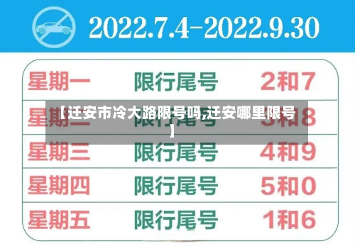 【迁安市冷大路限号吗,迁安哪里限号】-第2张图片