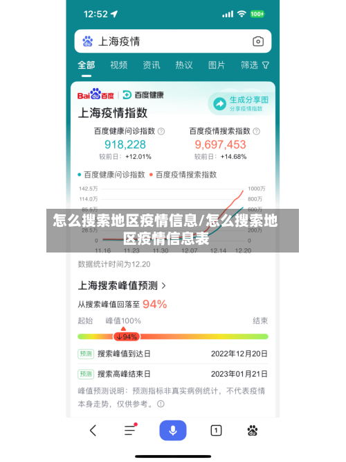 怎么搜索地区疫情信息/怎么搜索地区疫情信息表