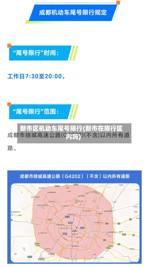 新市区机动车尾号限行(新市在限行区内吗)