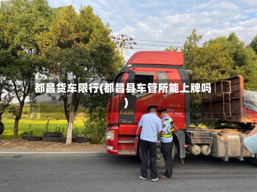 都昌货车限行(都昌县车管所能上牌吗)