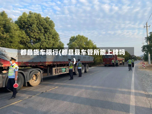 都昌货车限行(都昌县车管所能上牌吗)-第2张图片