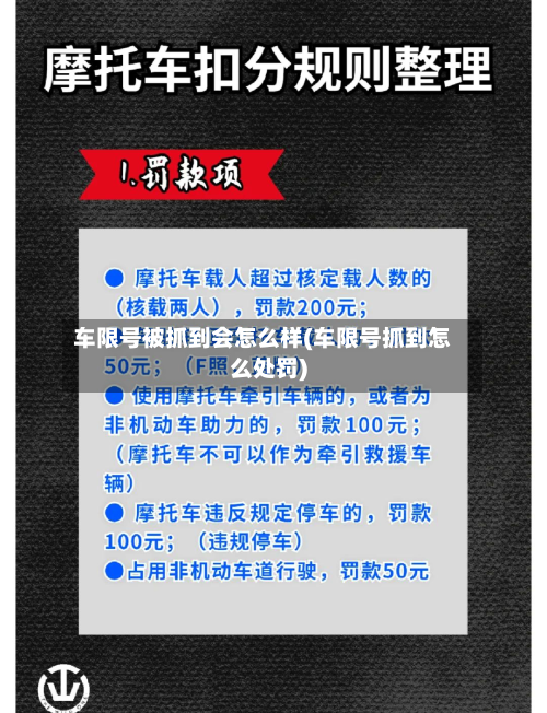 车限号被抓到会怎么样(车限号抓到怎么处罚)