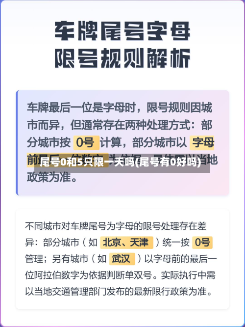 尾号0和5只限一天吗(尾号有0好吗)