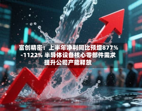富创精密:上半年净利同比预增877%-1122% 半导体设备核心零部件需求提升公司产能释放
