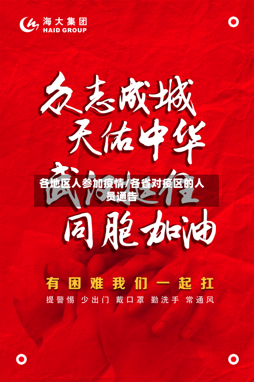 各地区人参加疫情/各省对疫区的人员通告-第3张图片