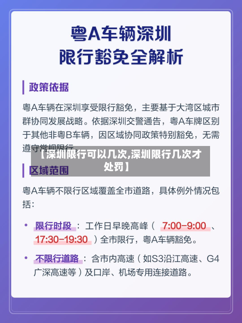 【深圳限行可以几次,深圳限行几次才处罚】