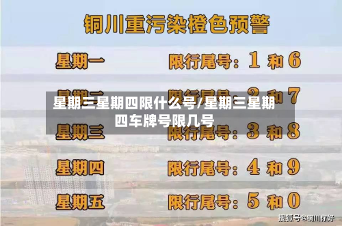 星期三星期四限什么号/星期三星期四车牌号限几号-第3张图片