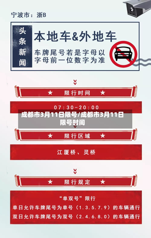 成都市3月11日限号/成都市3月11日限号时间
