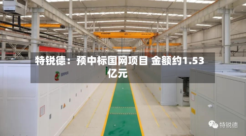 特锐德：预中标国网项目 金额约1.53亿元