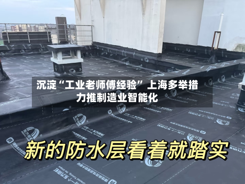沉淀“工业老师傅经验” 上海多举措力推制造业智能化