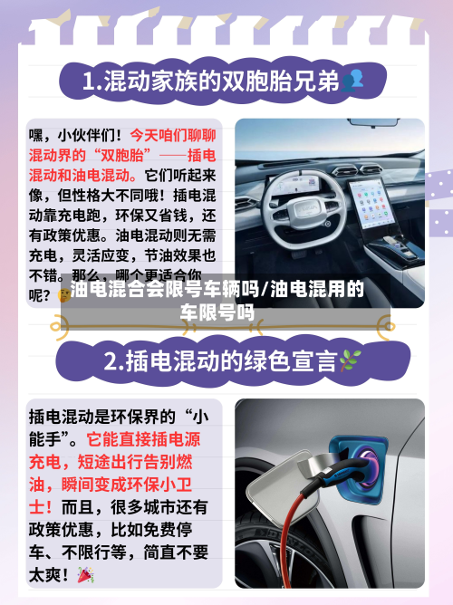 油电混合会限号车辆吗/油电混用的车限号吗-第2张图片