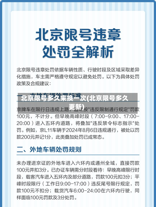北京限号多久来换一次(北京限号多久更新)-第3张图片