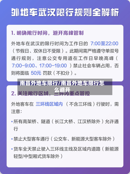 南昌外地车限行/南昌外地车限行怎么避开