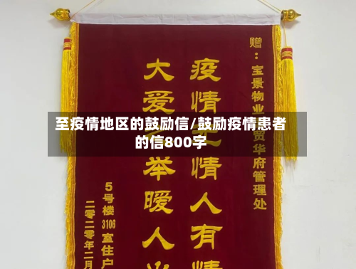 至疫情地区的鼓励信/鼓励疫情患者的信800字-第2张图片