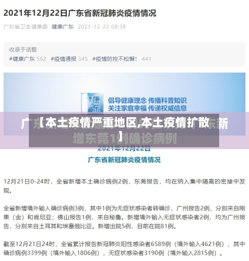【本土疫情严重地区,本土疫情扩散】-第3张图片