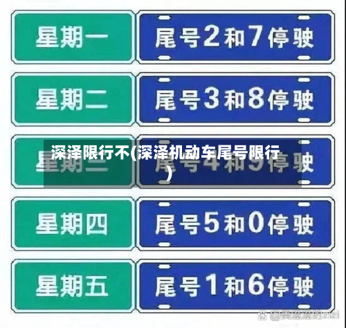 深泽限行不(深泽机动车尾号限行)
