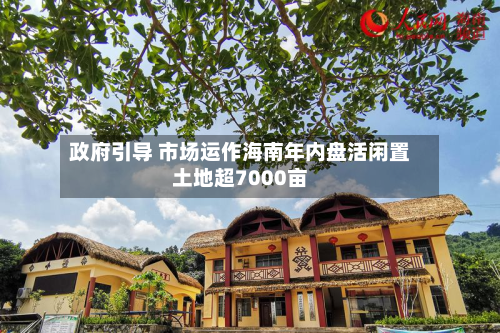 政府引导 市场运作海南年内盘活闲置土地超7000亩-第2张图片