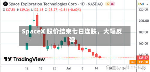 SpaceX 股价结束七日连跌，大幅反弹-第3张图片