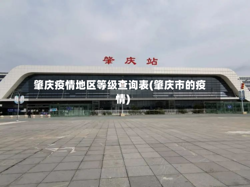 肇庆疫情地区等级查询表(肇庆市的疫情)