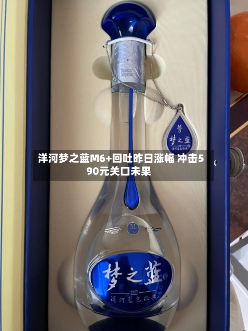 洋河梦之蓝M6+回吐昨日涨幅 冲击590元关口未果