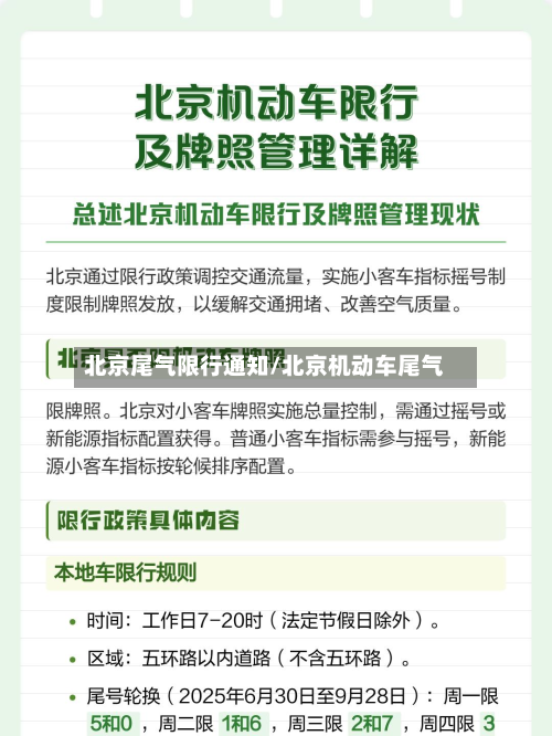 北京尾气限行通知/北京机动车尾气-第2张图片