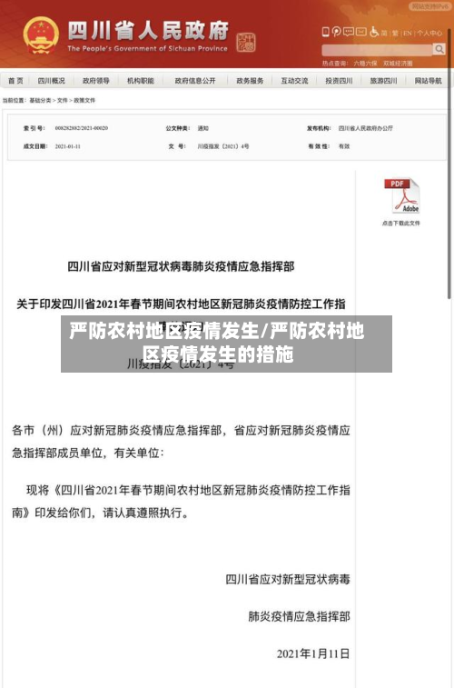 严防农村地区疫情发生/严防农村地区疫情发生的措施