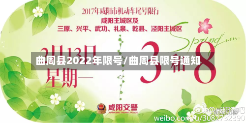 曲周县2022年限号/曲周县限号通知-第2张图片