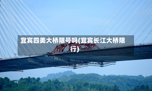 宜宾四美大桥限号吗(宜宾长江大桥限行)