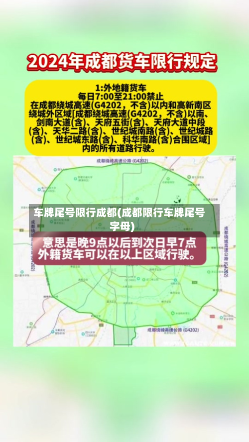 车牌尾号限行成都(成都限行车牌尾号字母)-第3张图片