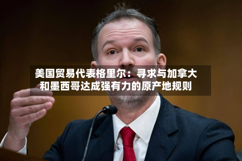 美国贸易代表格里尔：寻求与加拿大和墨西哥达成强有力的原产地规则-第2张图片