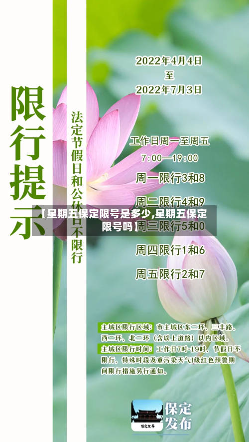 【星期五保定限号是多少,星期五保定限号吗】