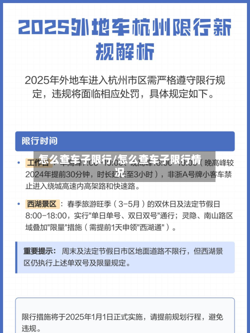 怎么查车子限行/怎么查车子限行情况