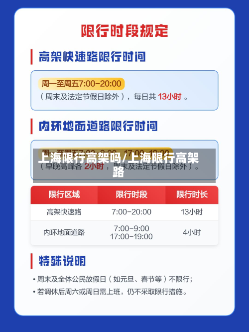 上海限行高架吗/上海限行高架路