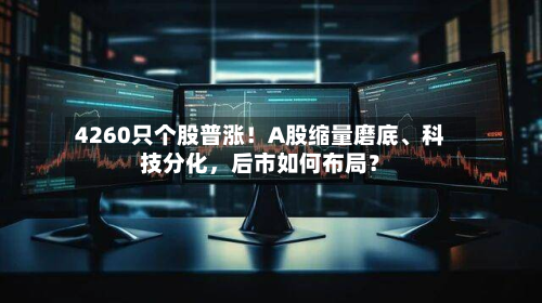 4260只个股普涨！A股缩量磨底、科技分化，后市如何布局？